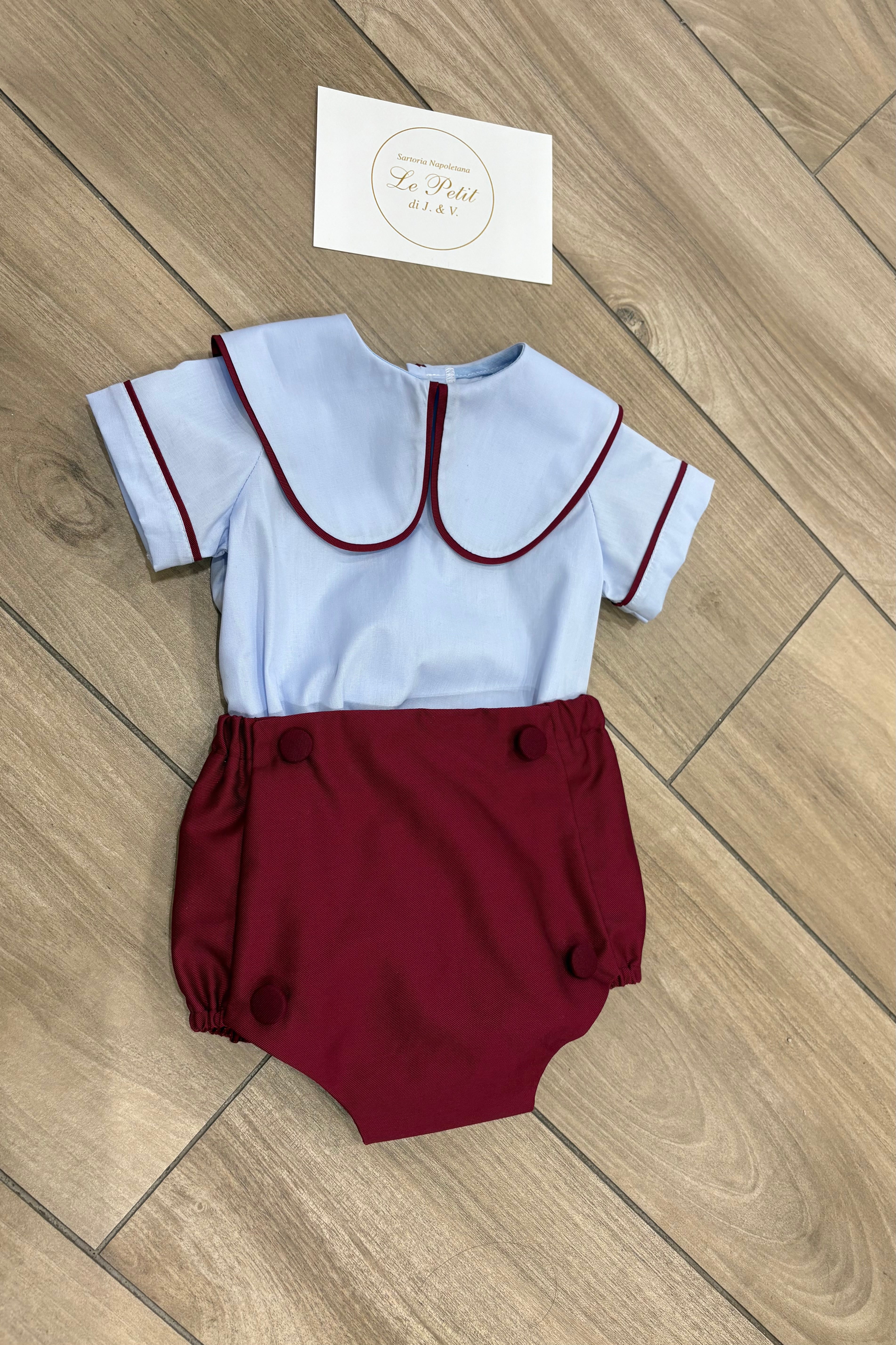 Coordinato bicolore