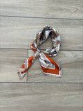 Foulard beige fantasia cashmere
