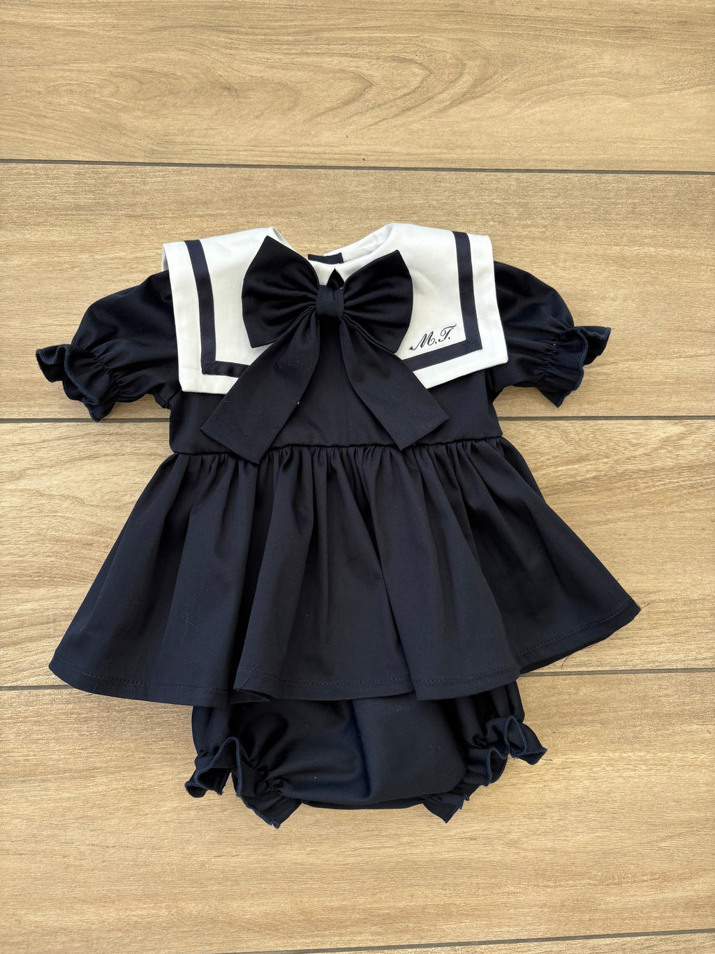 Vestito Marine con fiocco