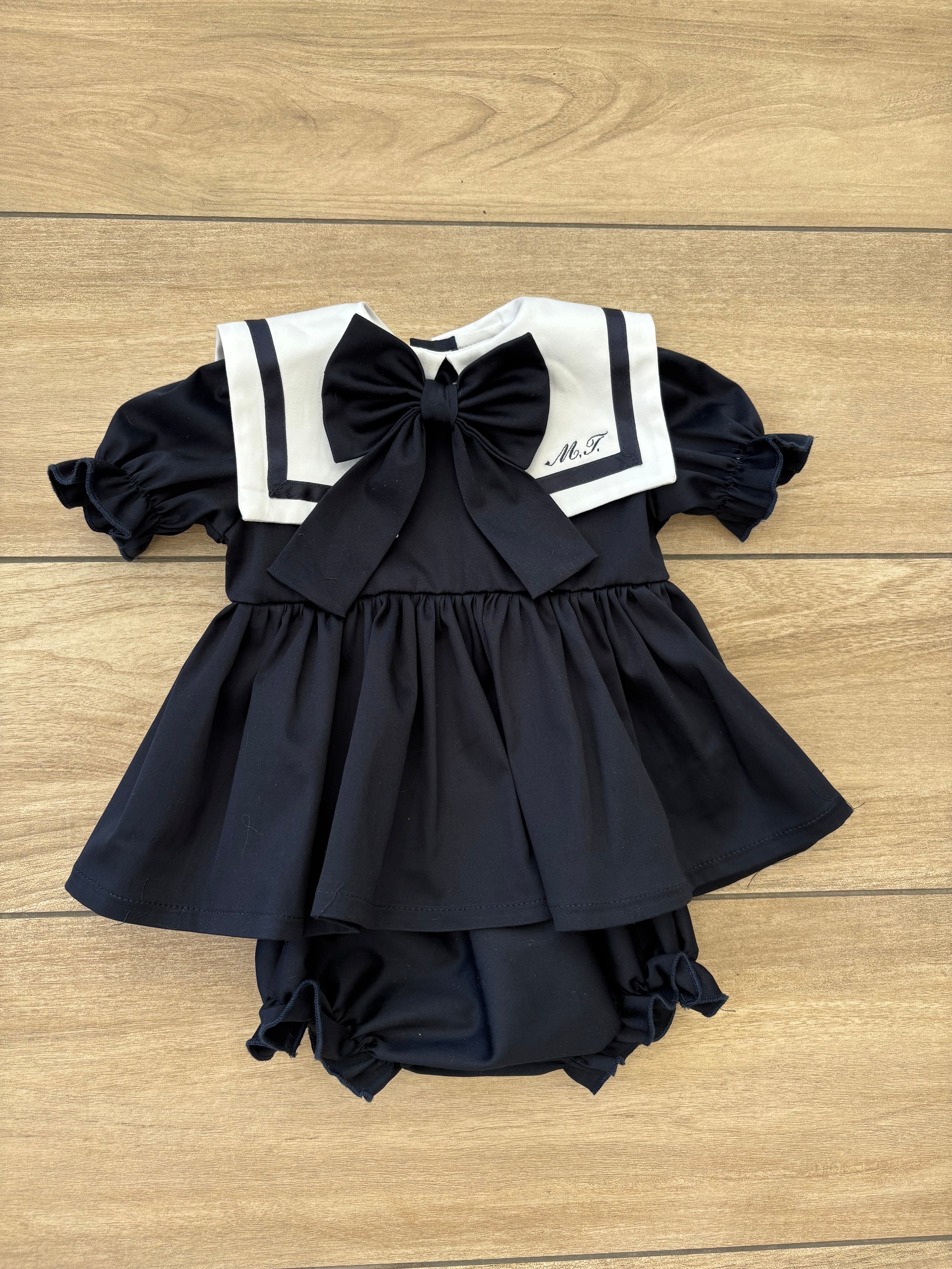 Vestito Marine con fiocco