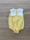 Pagliaccetto Vichy giallo