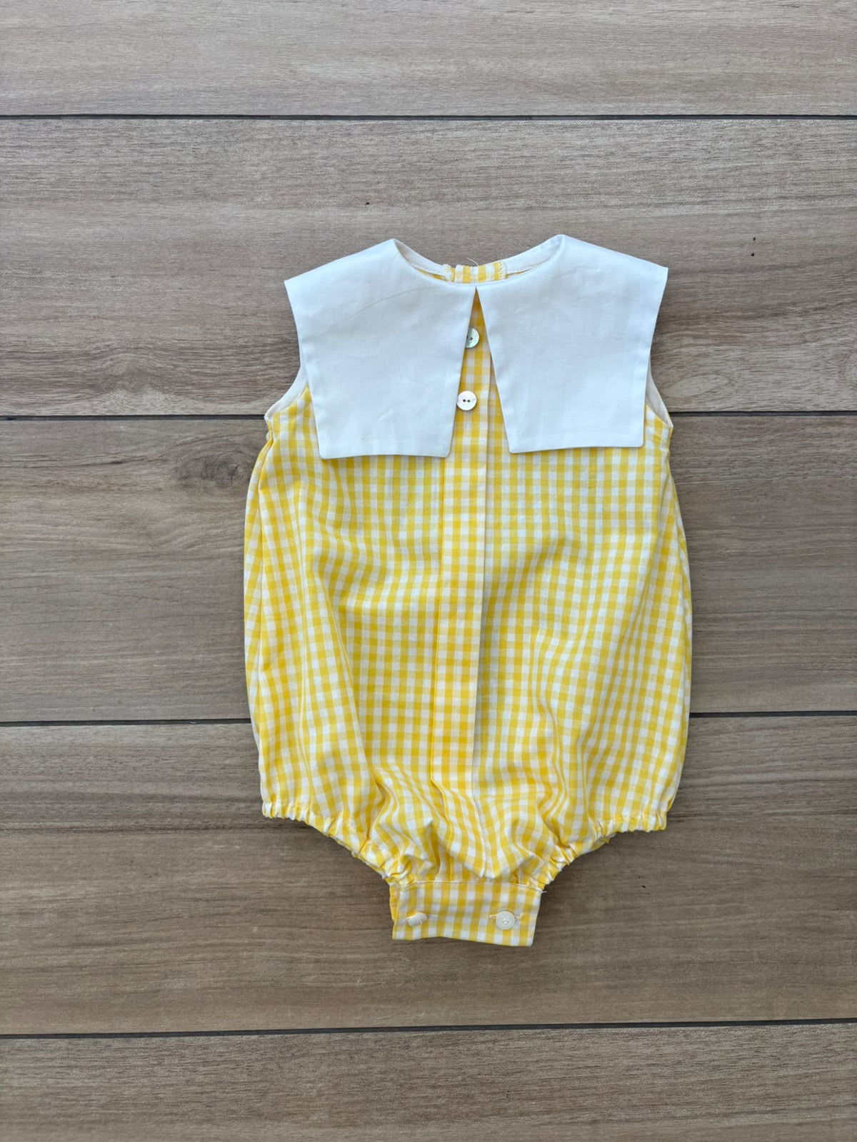 Pagliaccetto Vichy giallo