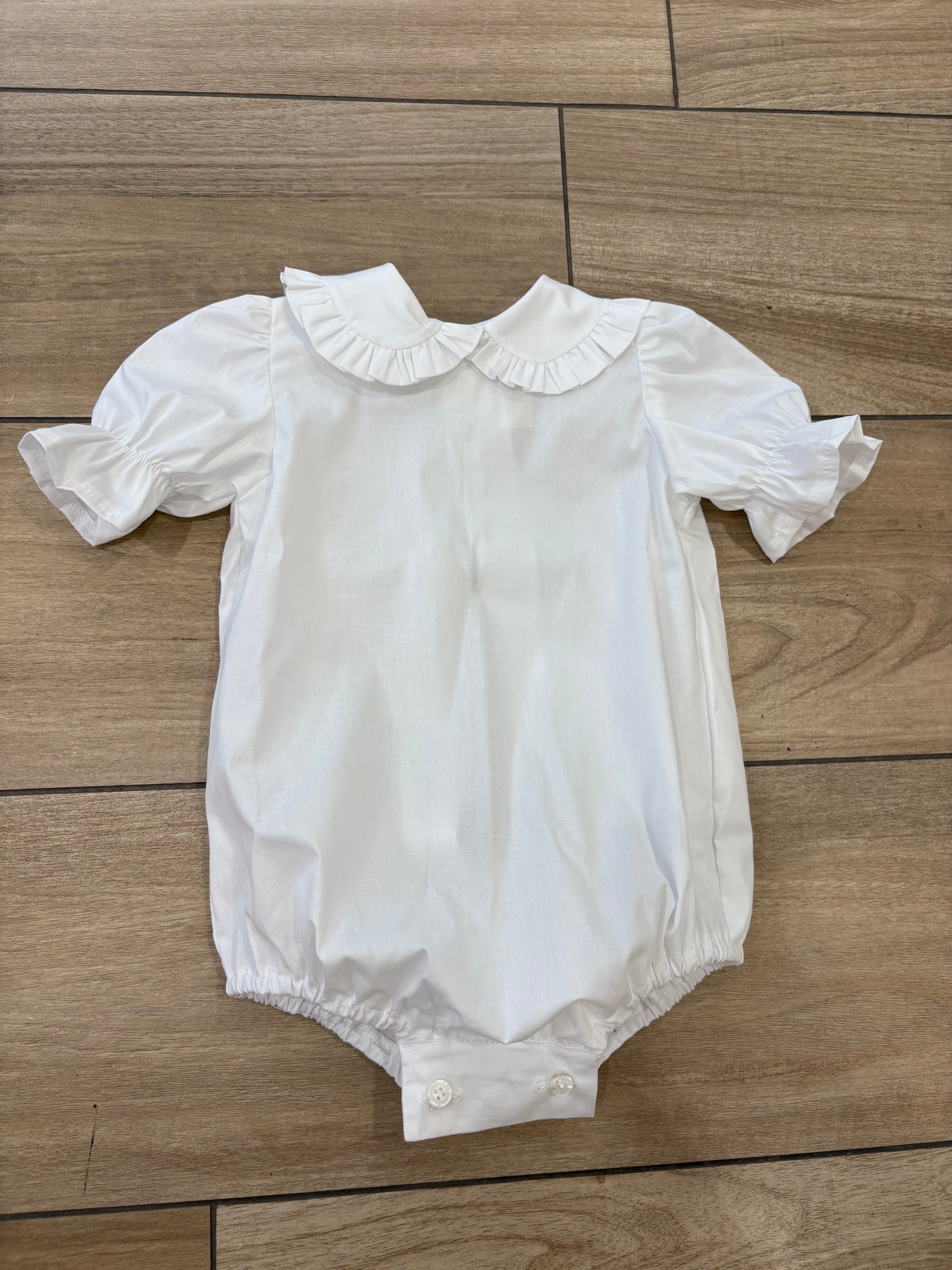 Camicia collo tondo con rouche