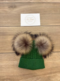 Cappello 2 pon pon