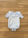 Camicia a body collo a balza