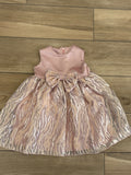 Vestito in raso e organza