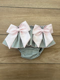 Slip con fiocchi e balza