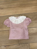 Camicia con collo a balza