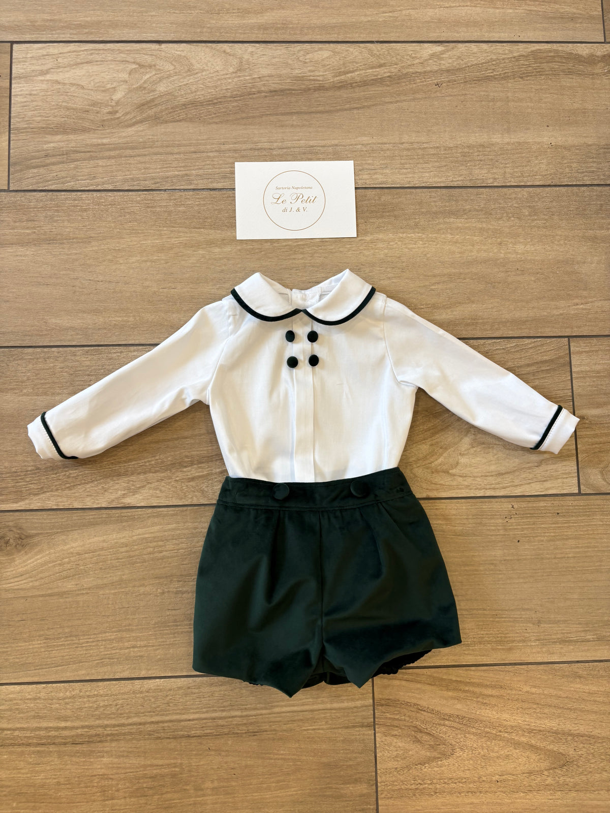 Coordinato Velvet verde
